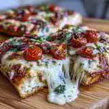 Cottage Cheese Flatbread Pizza