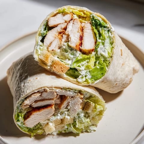 Caesar Chicken Salad Wrap