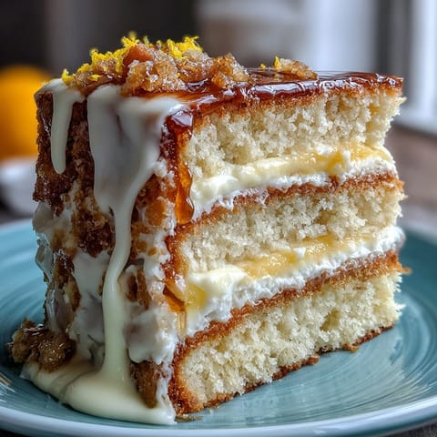 Spring Naked Cake Lemon